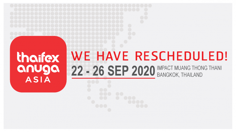 เลื่อนงานแสดงสินค้า THAIFEX-Anuga Asia 2020